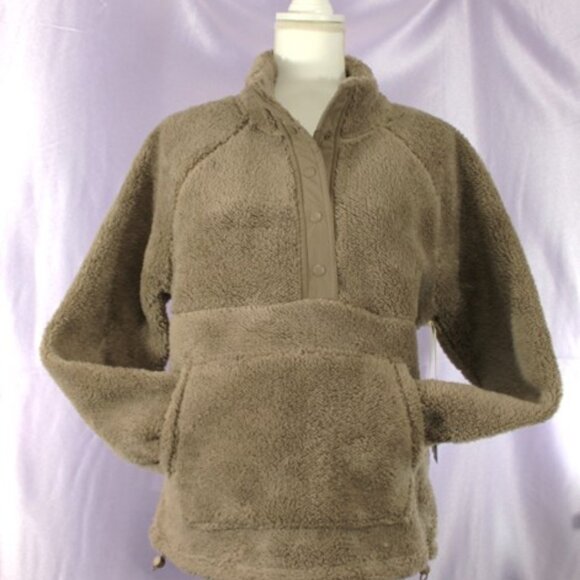 Bearpaw Outdoors Sherpa Fleece Pullover Women’s Large Kangaroo Pocket - Picture 3 of 13